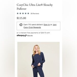 Barefoot Dreams® Cozychic Ultra Lite®
Lounge Pullover